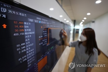 카카오게임즈 430만주 의무보유 해제…1일거래량 5배