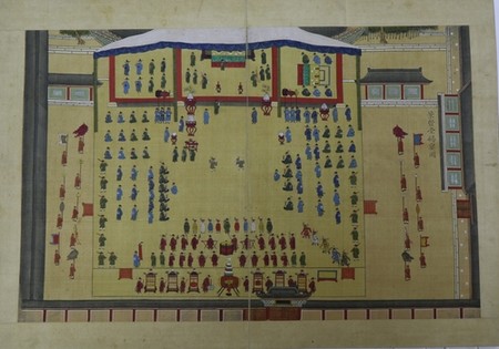 300년간 온전히 전해진 조선왕실 하사품 '기사계첩', 국보 된다