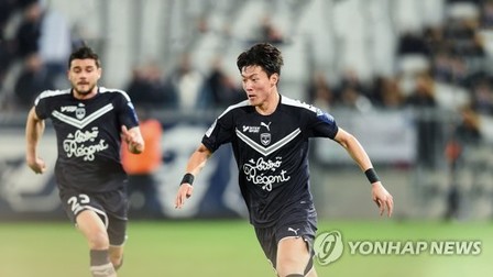 '황의조 선발 45분 출전' 보르도, 모나코에 0-4 대패