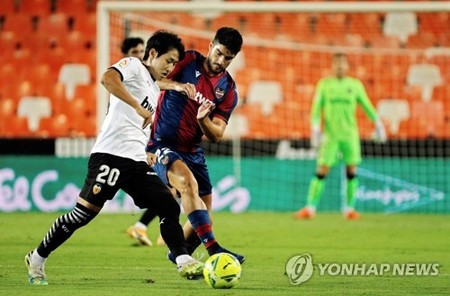 이강인 4경기 만의 선발 출전…발렌시아는 헤타페와 극적 무승부