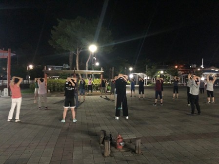 거창군, 야간 야외 신체활동 프로그램 '큰 호응'