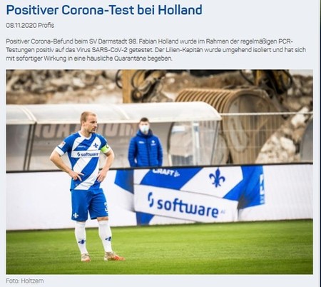 '근육 부상' 백승호, 4경기 만에 복귀…다름슈타트는 대패