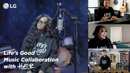 LG전자, 뮤지션 헐(H.E.R)과 함께한 'Life's Good' 음원 공개