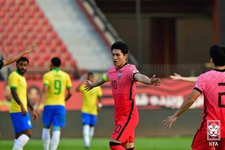 S. Korea fall to Brazil in U-23 men's football friendly