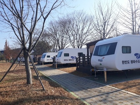 파주 공릉관광지 캠핑장에 카라반·야영장 추가 설치