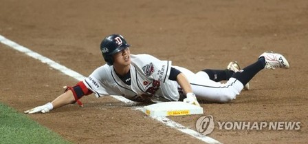 '2015년 KS MVP' 두산 정수빈 "5년 전 분위기 나네요"