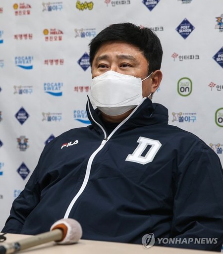 김태형 두산 감독 "체력은 괜찮은데 회복 감각이 떨어진 상태"