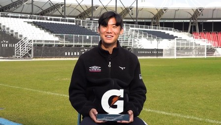 '성남 잔류포' 홍시후, 10월 '가장 역동적인 골' 주인공