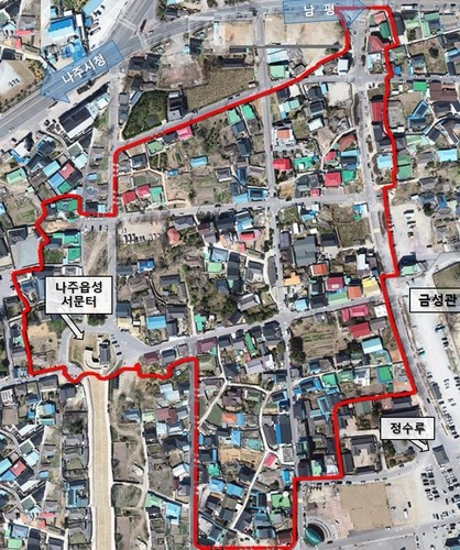 나주 읍성권 한옥관광지 조성…건축자산 진흥구역 지정