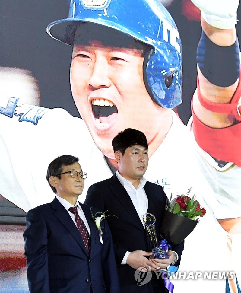 NC 양의지, 2년 연속 '스포츠서울 올해의 선수' 수상