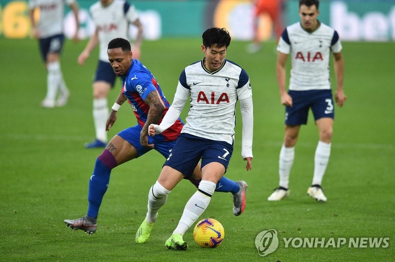 토트넘 선두 수성 어시스트한 손흥민, C.팰리스전 '킹' 선정