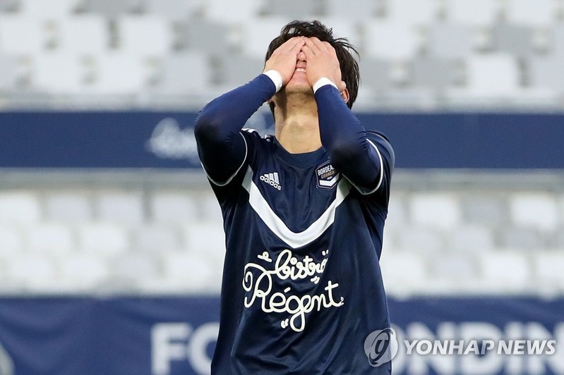 황의조 2경기 연속골 무산…보르도는 스트라스부르 2-0 격파