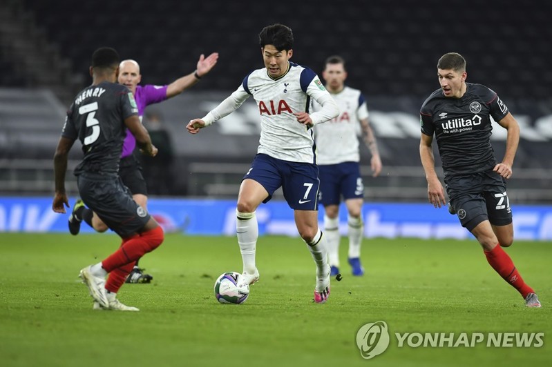 손흥민 카라바오컵 준결승서 유럽무대 통산 150호골 폭발