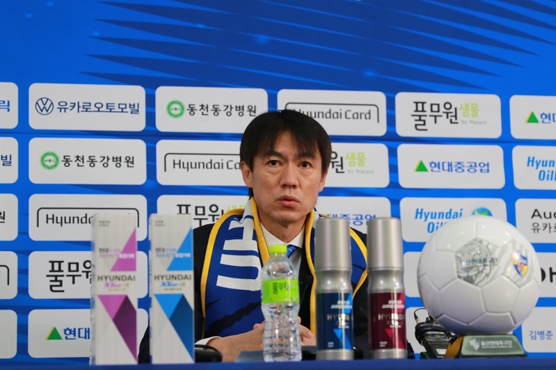울산 사령탑 홍명보 "팬들 우승 갈증 잘 알아…이젠 답해야"