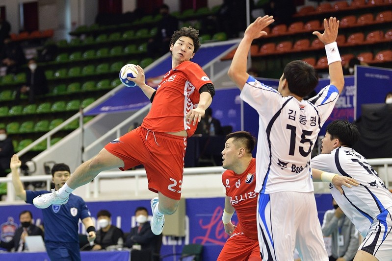 하남시청, 핸드볼리그 두산 11연승 행진에 제동