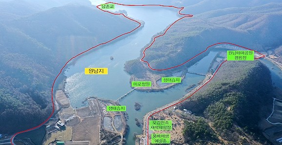 옥천 안터지구·음성 원남저수지 '생태관광지역' 지정 추진