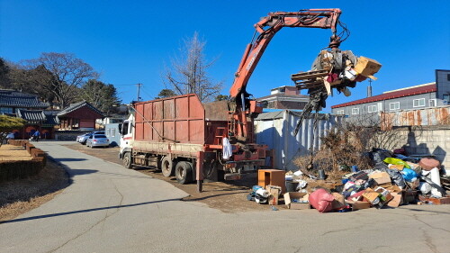 김포시, 설맞이 방치 쓰레기 집중 수거