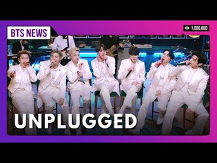 BTS shows Legendary Stage on MTV Unplugged with Coldplay's Fix You