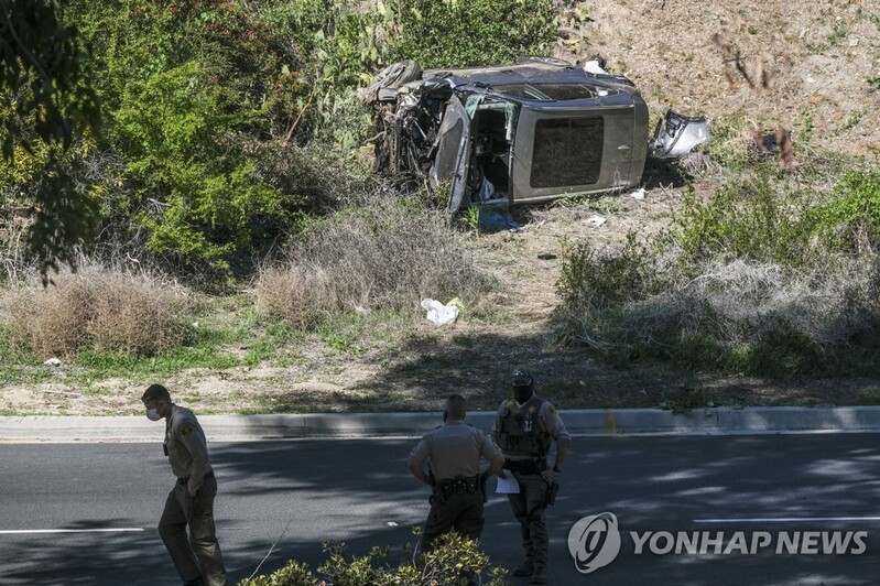 타이거 우즈, 운전한 것도 기억못해…의식 잃은 채 첫 발견