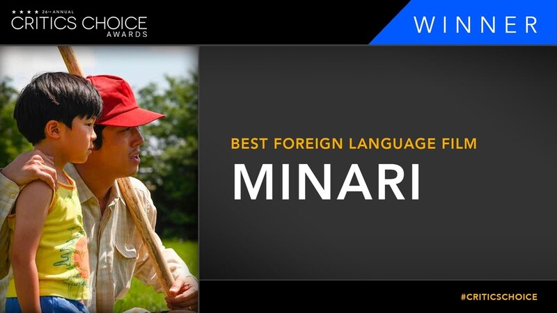 'Minari' wins best foreign language film at Critics Choice Awards