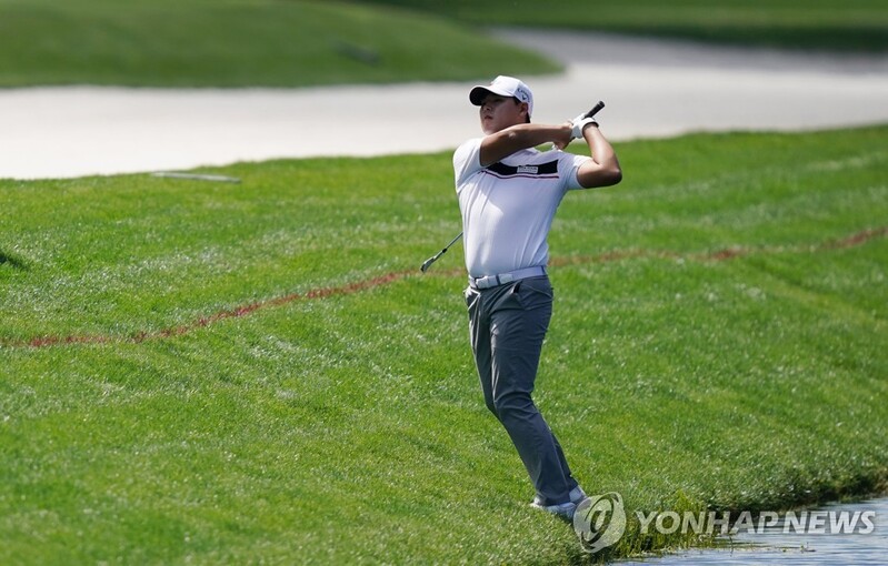 플레이어스 첫날 이븐파 김시우 "샷 나쁘지 않아…퍼트 보완"