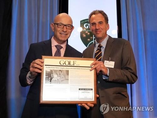 PGA투어가 전문기자를 예우하는 방식…미디어센터에 기자 이름