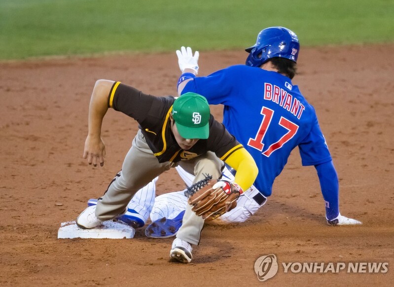 김하성, 외야로 타구 보냈지만 무안타…타율 0.130