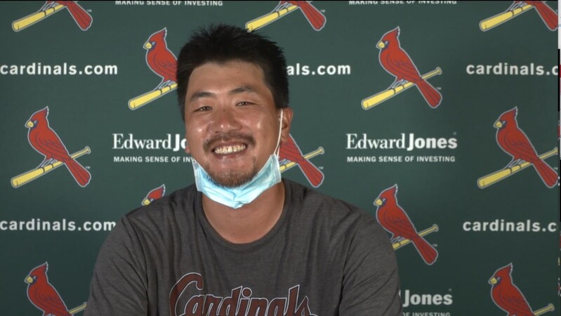 김광현 "허리 부상 두려움 없애 만족…첫 타자와 대결에 집중"