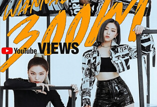 Girl group ITZY records 300 million views for "WANNABE" music video