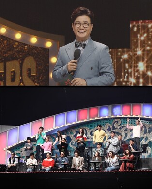 MBC TV's "King of Mask Singer"'s main host, Kim Sung-joo expresses his gratitude while celebrating their 6th anniversary