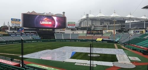 Choo Shin-soo's KBO debut rained out