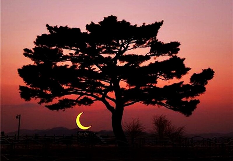 Sunset at Saebijae in Jeongseon-gun
