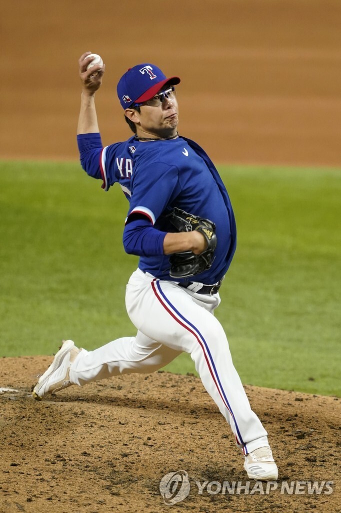 양현종, 드디어 메이저리그 합류…36번 달고 불펜 대기(종합)