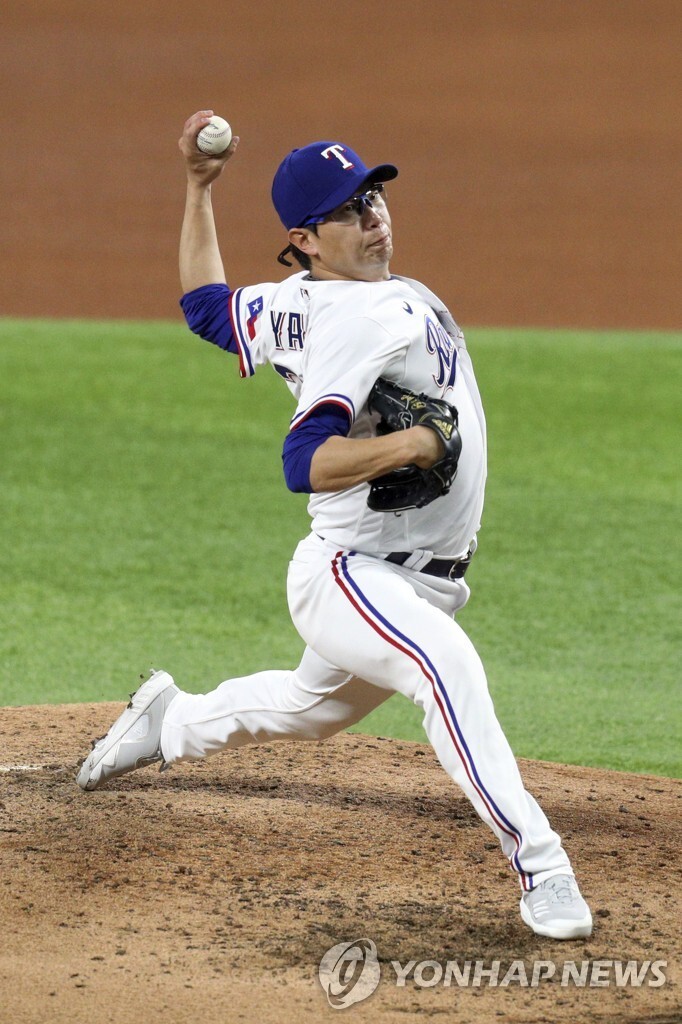양현종, MLB 데뷔전 4⅓이닝 2실점…오타니에 첫 피안타