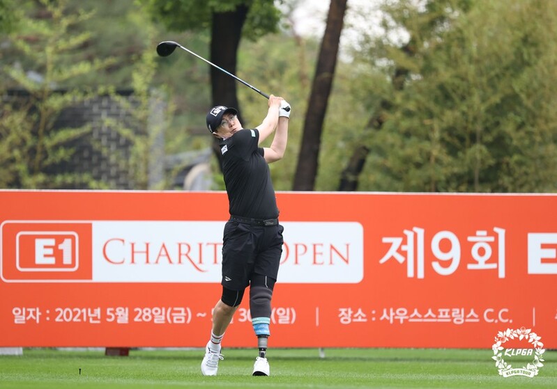 '의족 골퍼' 한정원 "대회장 오니 머리 하얘져"…42오버파(종합)