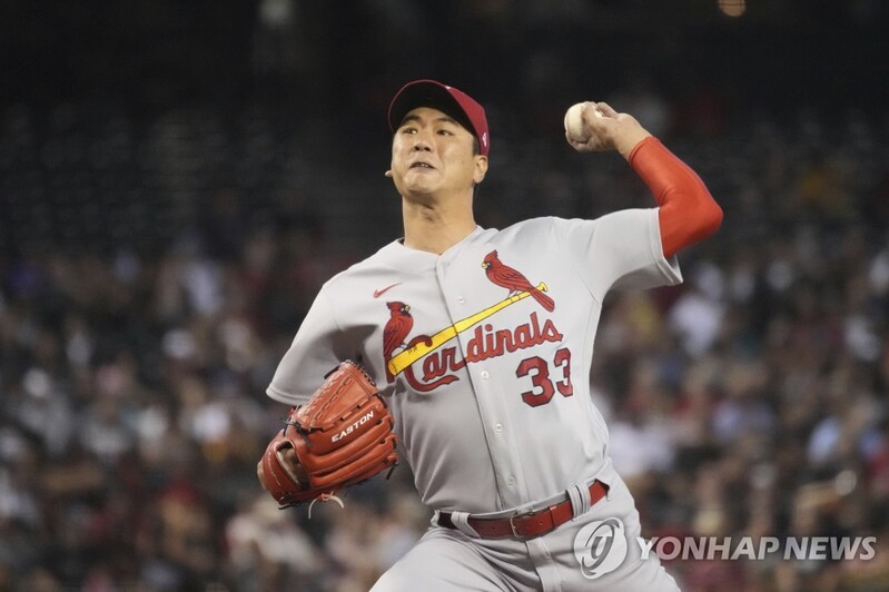 김광현, '13연패' 애리조나에 5이닝 4실점…시즌 3패 위기