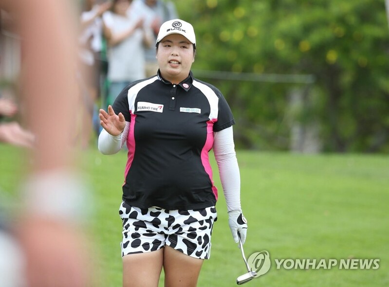 "지쳤어요" 펑산산, 쭈타누깐에 매치플레이 3위 양보