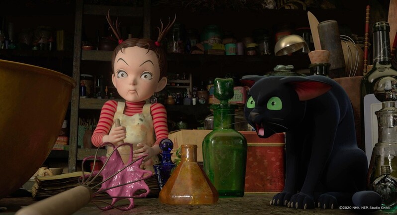 기죽지 않는 마녀 지망생의 당돌한 매력…애니 '아야와 마녀'