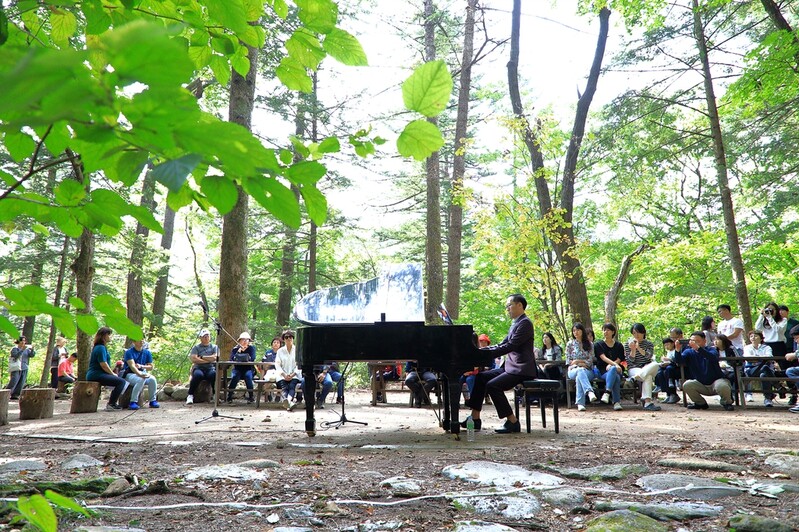 "숲속에서 힐링하세요"…오대산국립공원·월정사서 음악회