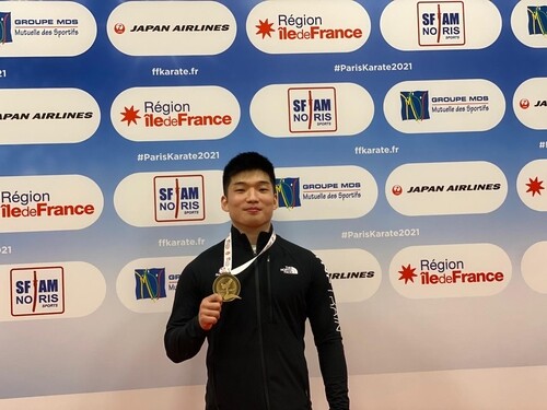 Park Hee-jun wins S. Korea's first Olympic qualification in karate