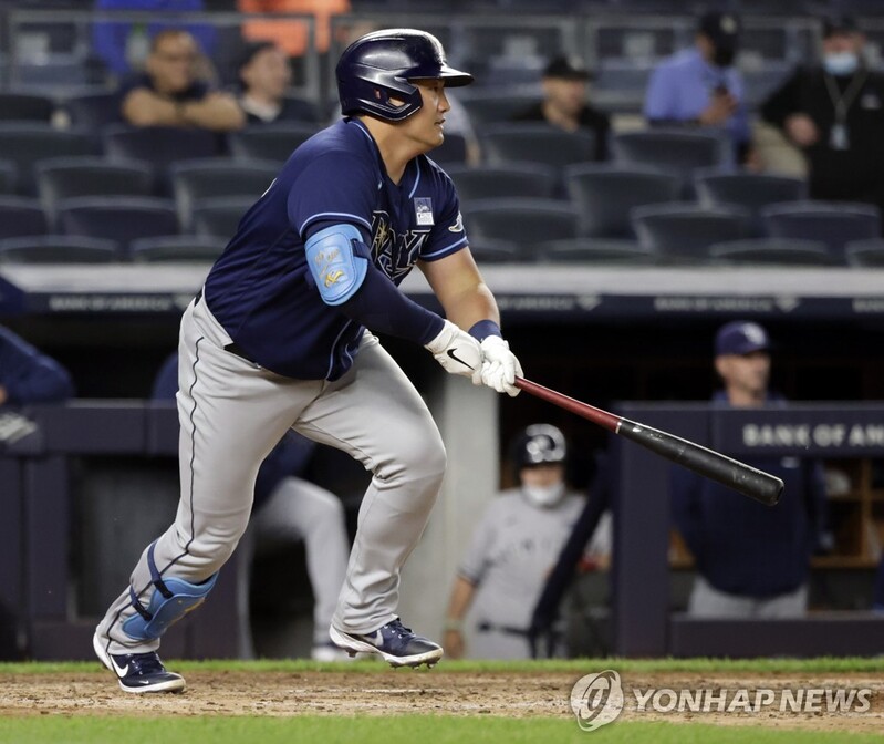 (LEAD) Rays' Choi Ji-man activated following IL stint with groin injury