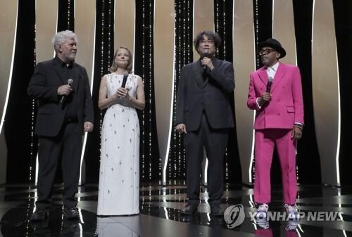 "선언합니다"…한국어로 칸 개막 알린 봉준호 감독(종합)