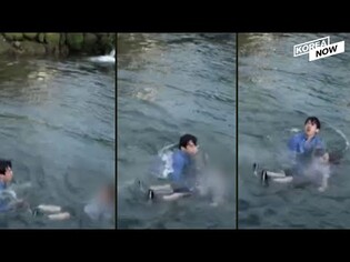 Two brave men save children from drowning