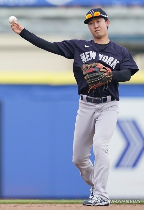 On cusp of MLB debut, minor leaguer Park Hoy-jun called up to Yankees' taxi squad
