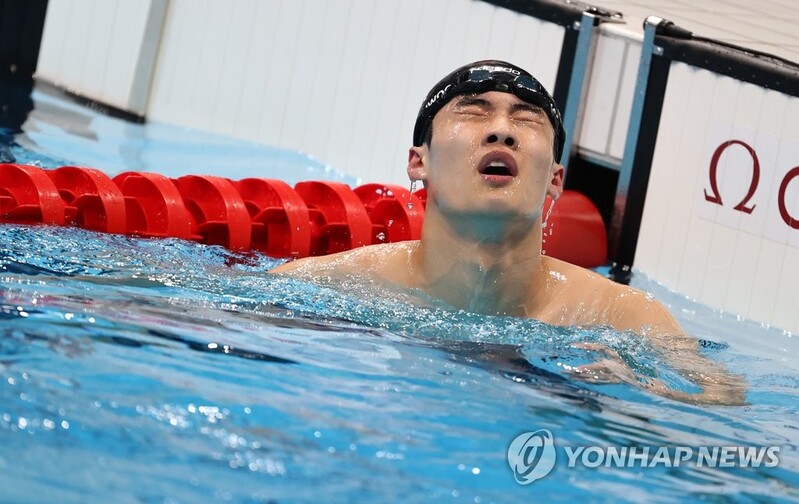 (Olympics) Young swimmer surprised with own fast start, upset with poor finish