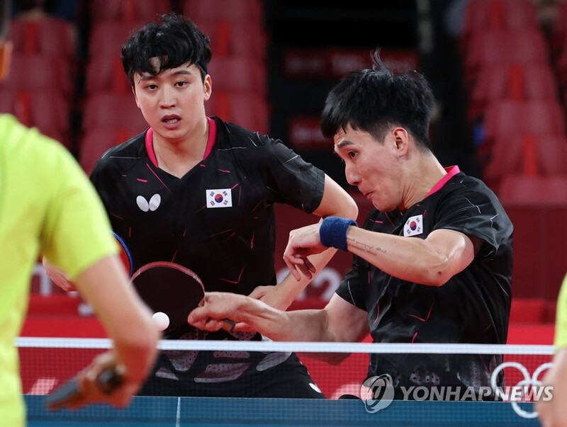(LEAD) (Olympics) S. Korean table tennis players not fearing China ahead of potential showdown