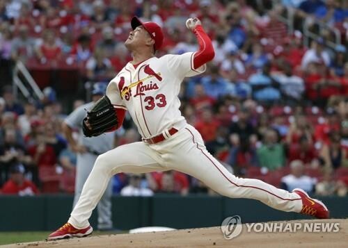 열흘 만에 등판한 김광현, 4이닝 2실점하고 교체