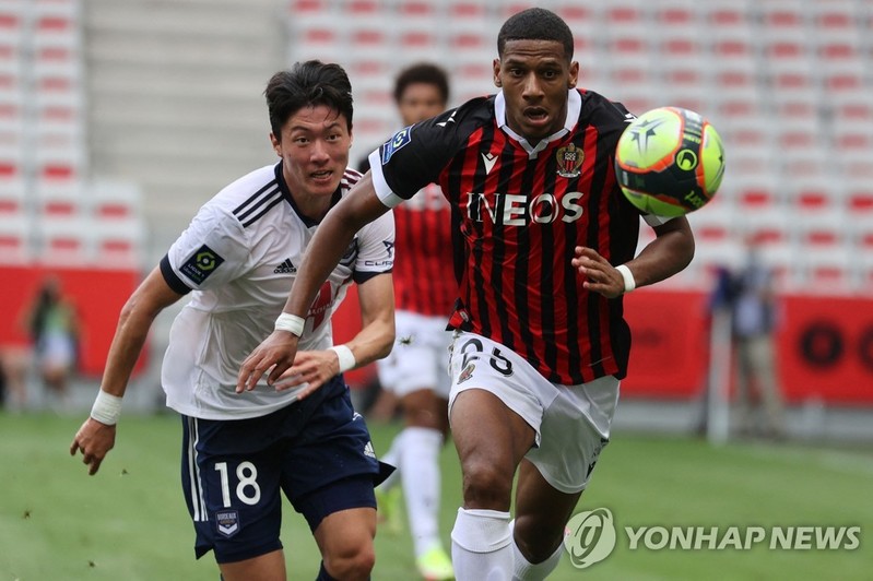 '황의조 풀타임' 보르도, 니스에 0-4 완패…개막 4경기 무승