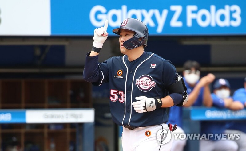 양석환, 3연타석 홈런 폭발…두산, 삼성 꺾고 4연패 탈출(종합)