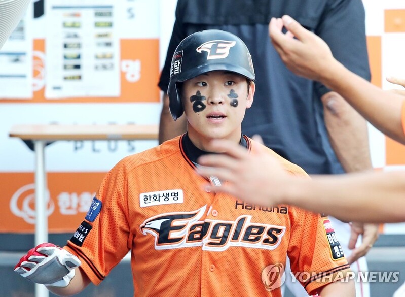 볼넷 1위 한화 정은원, 5년 만에 '100볼넷' 달성하나